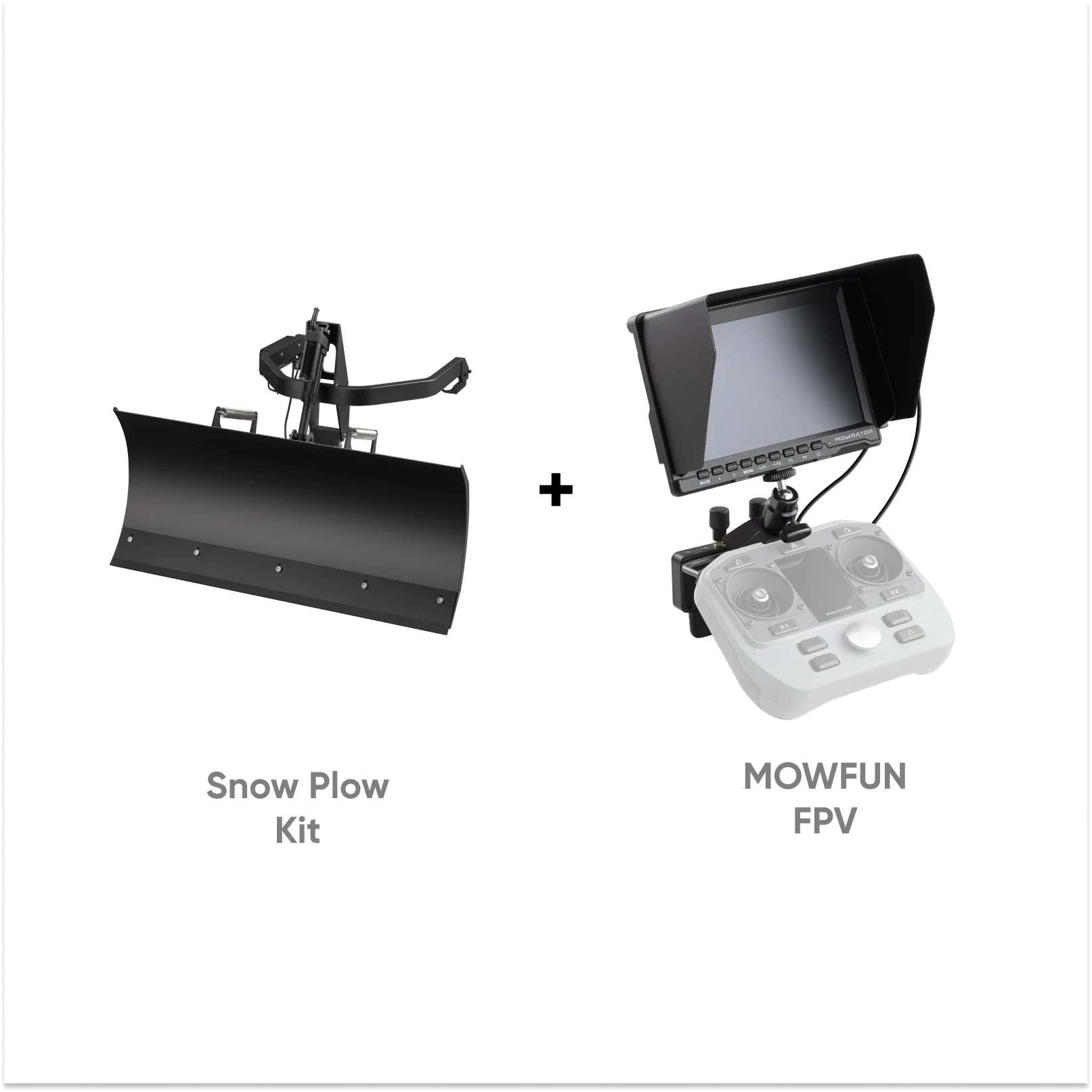 Mowrator FPV Indoor Snow Plow Expansion Kit