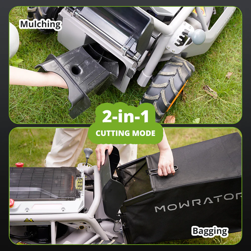 Mowrator S1 21" Leaf & Lawn 4WD 75% Slope (37°) Remote Control Mower - Image 9