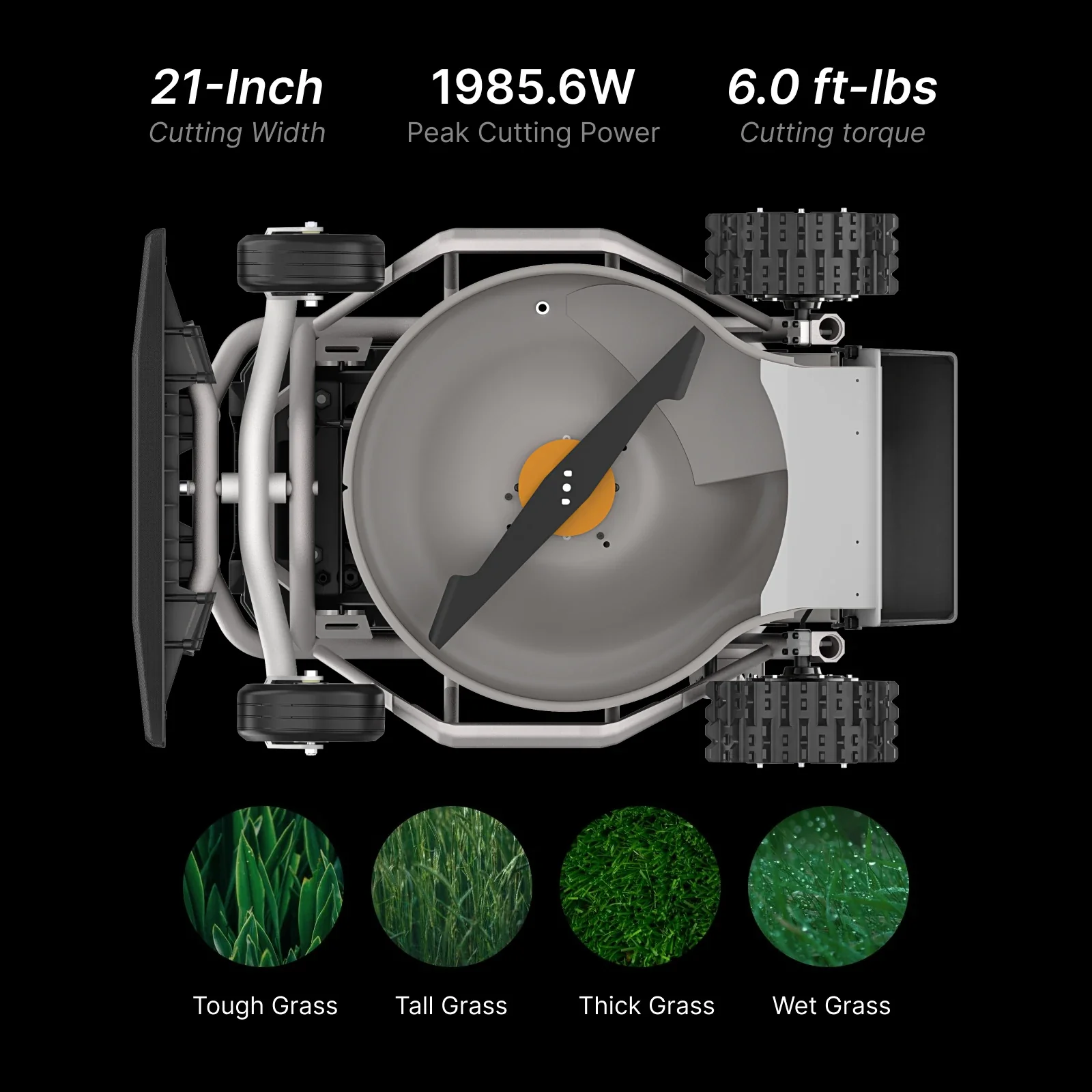 Mowrator S1 2WD Beast LeafVac Pro Bundle: S1 2WD Lawn Mower+Auto Dumping Bag+Mulching Blade - Image 3